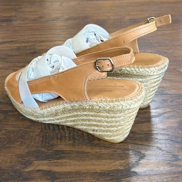 Anthropologie NAGUISA Espadrille Wedge Slingback Hand Crafted in Spain Sandals - Picture 9 of 17